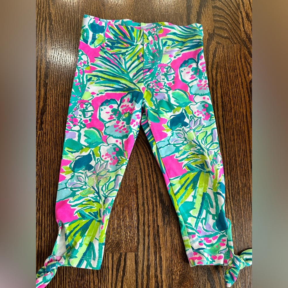Girls Lilly Pulitzer leggings size (4-5)